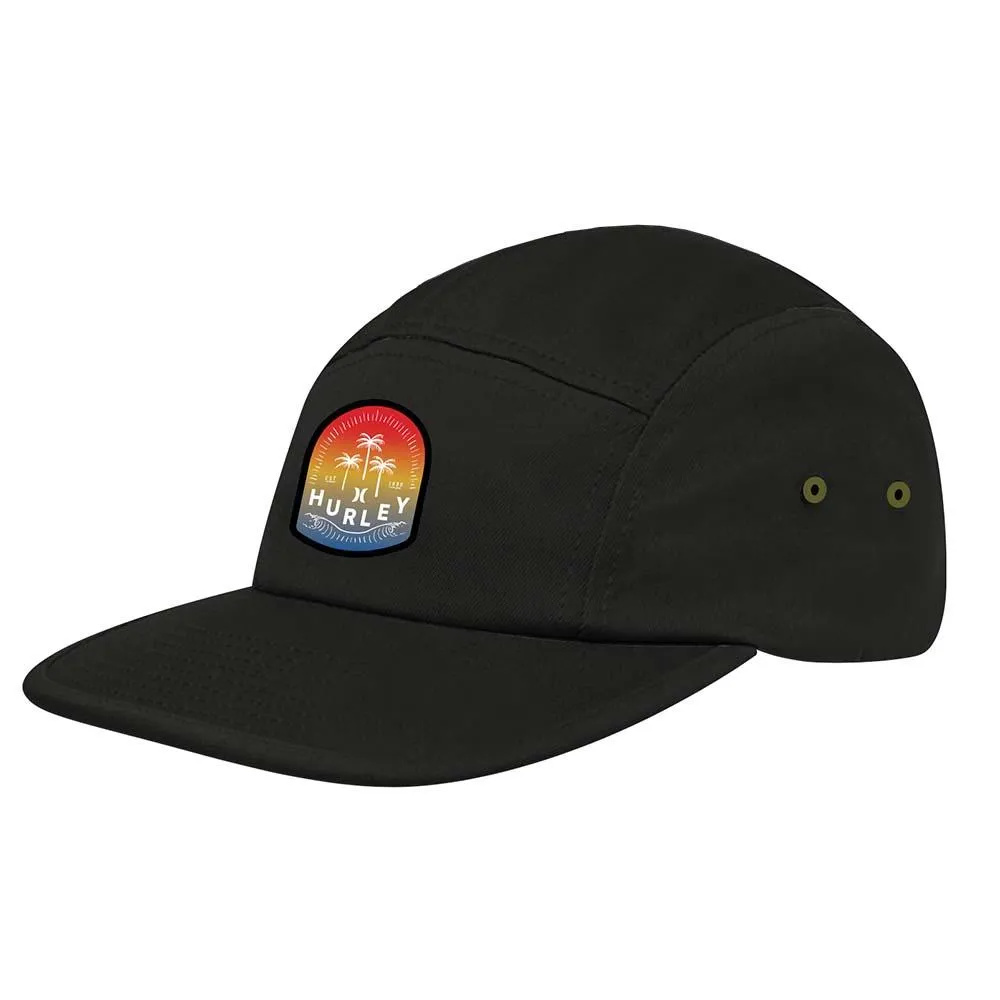 Cap Hurley ---Tri Palm Hat Black