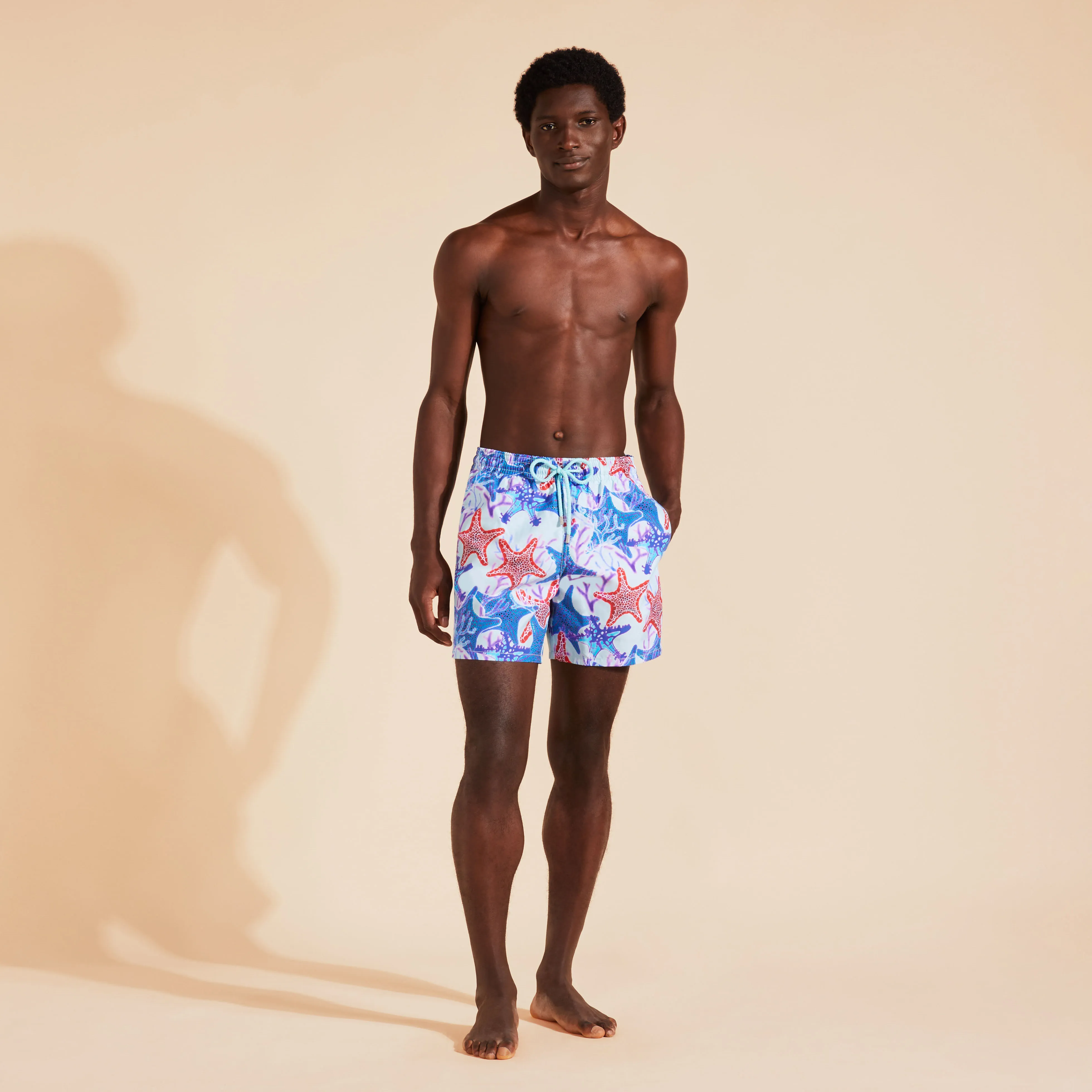 Glowed Stars Badeshorts für Herren