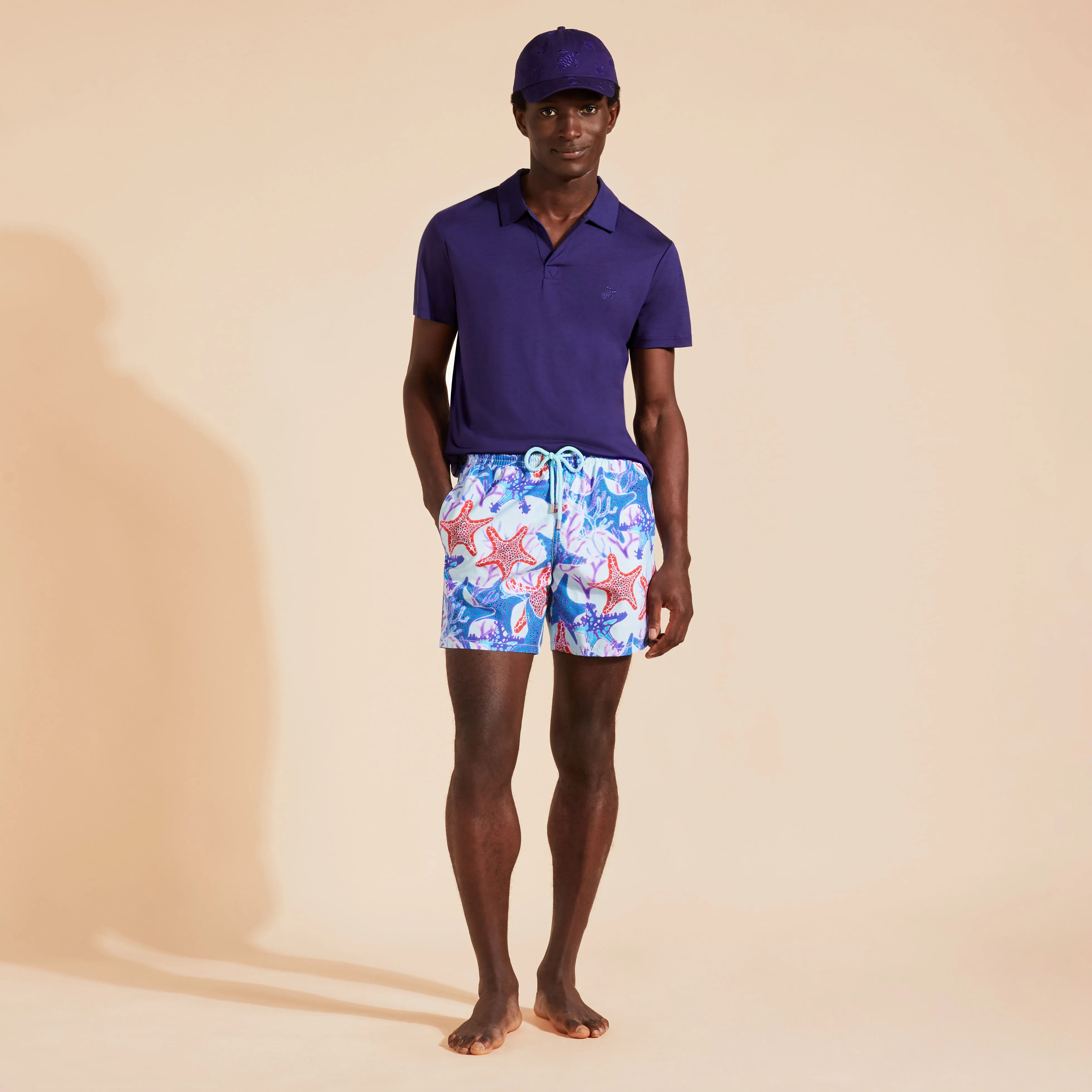 Glowed Stars Badeshorts für Herren