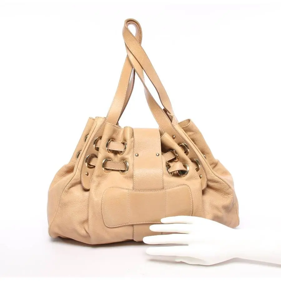Ramona Schultertasche Hellbraun