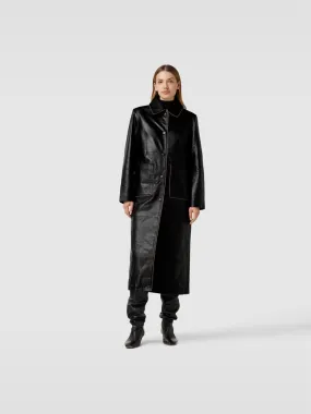 Remain Mantel mit Kontrastpaspeln (black) online kaufen