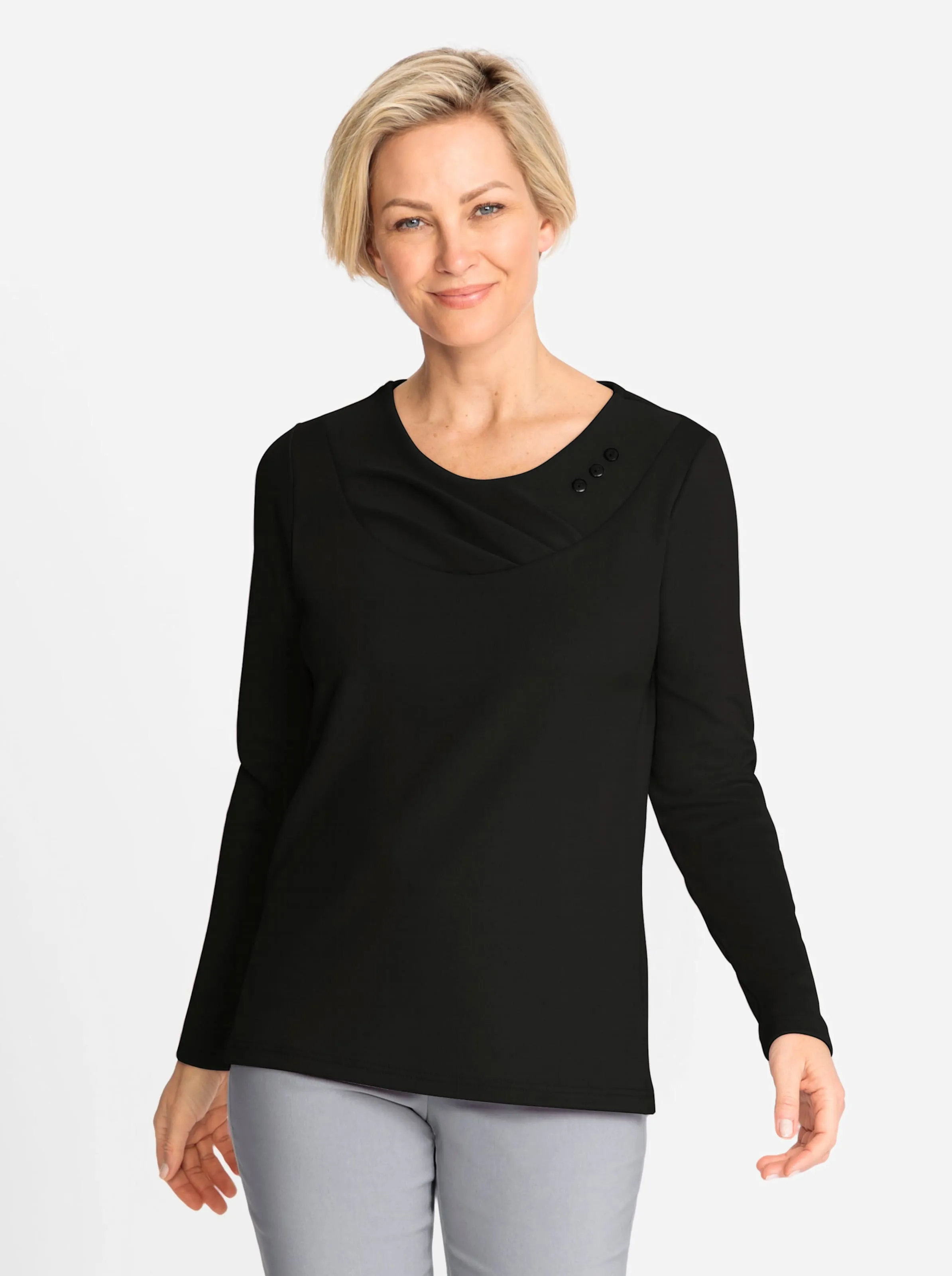 Shirt in schwarz