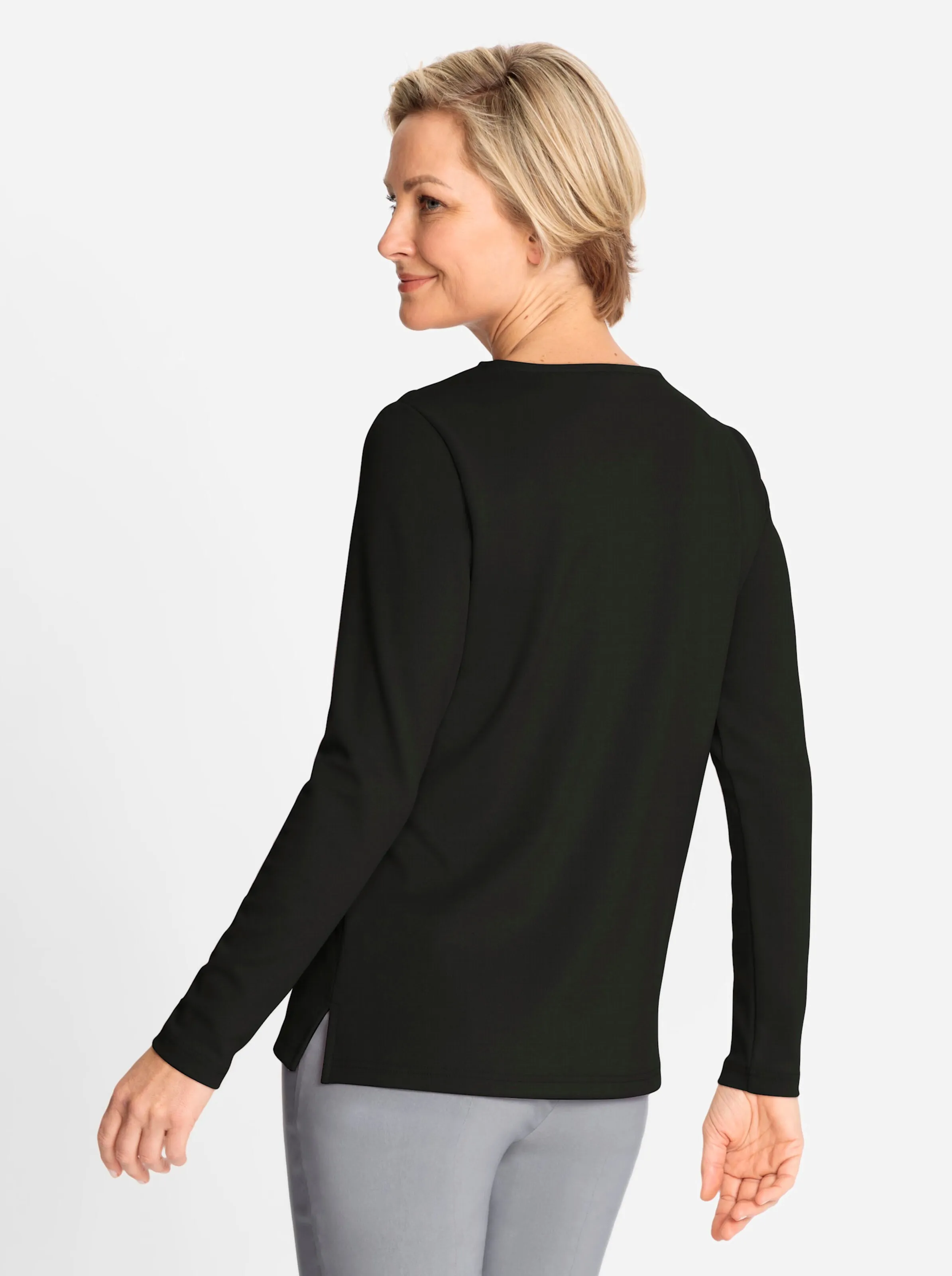 Shirt in schwarz