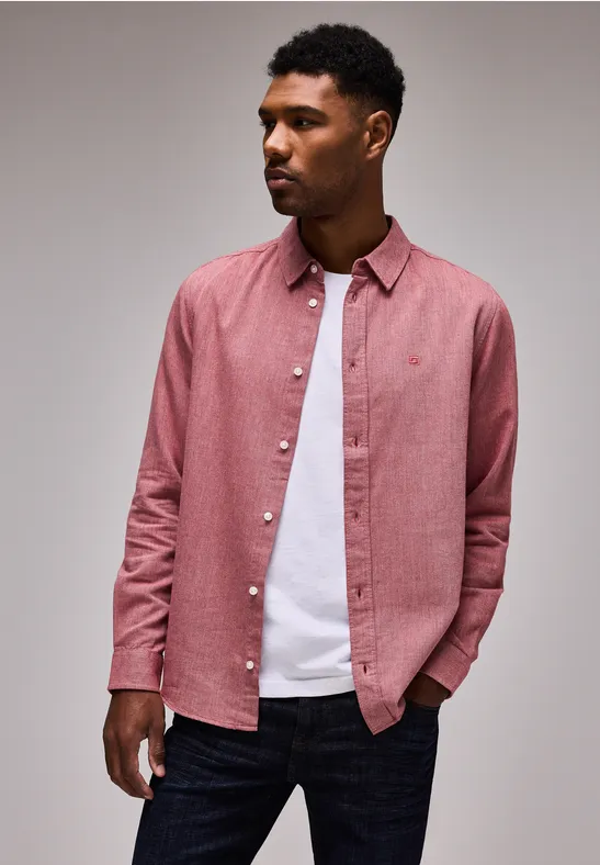 Street One MEN Two Tone Flannelhemd 