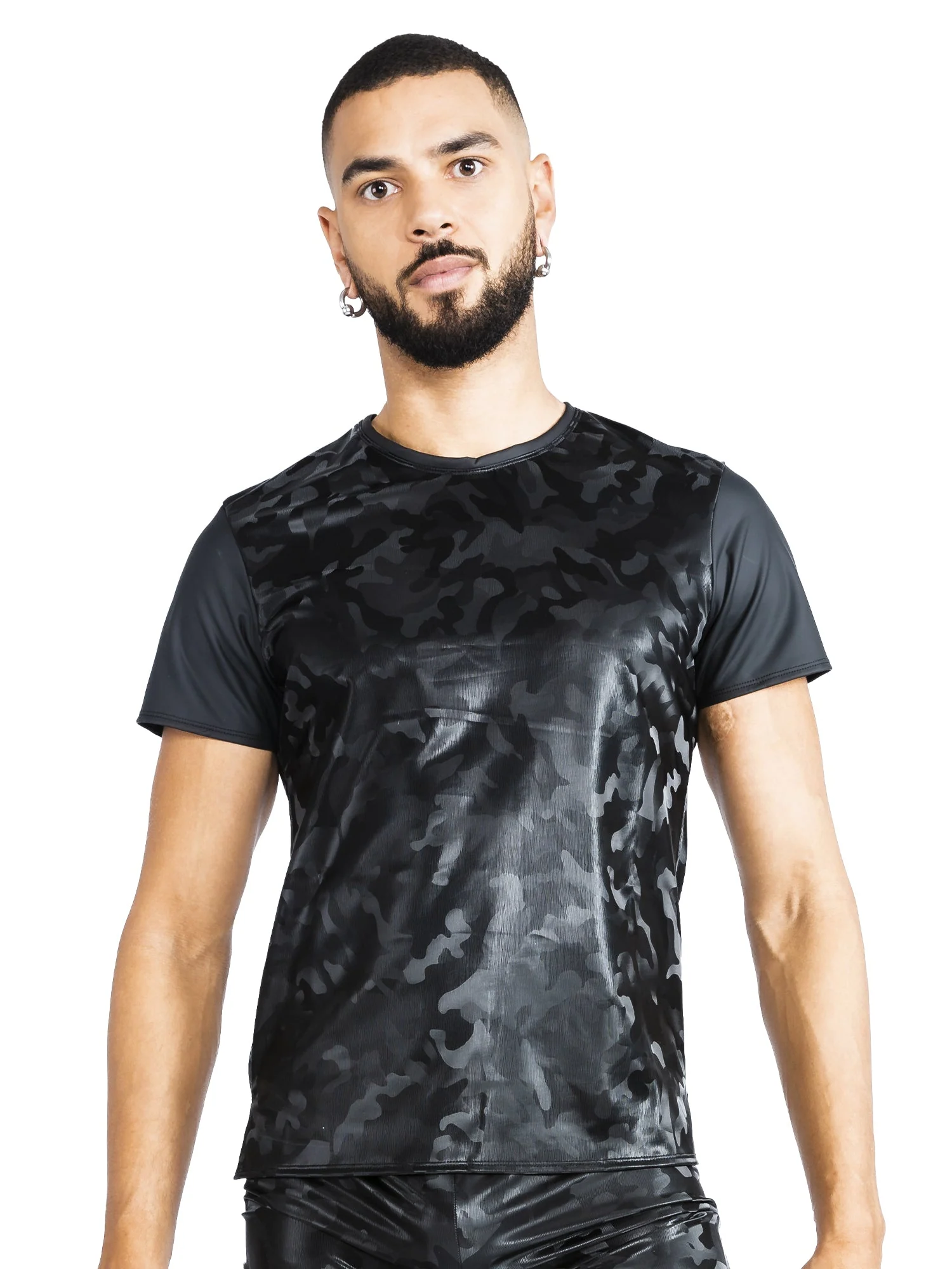 T-Shirt im Camouflage Print
